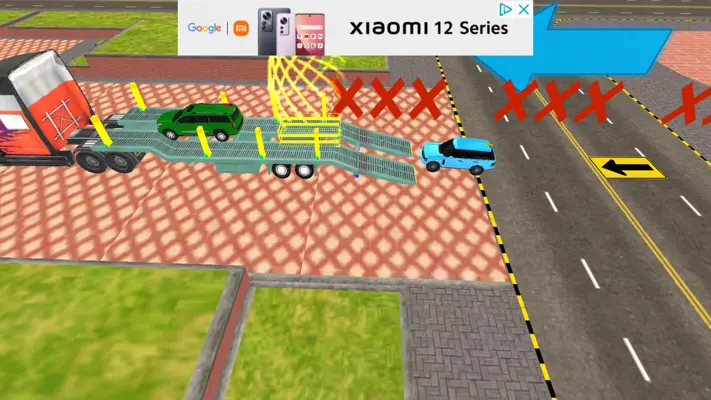 Crazy Car Transport Truck android App screenshot 7